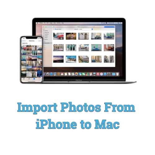 how to import photos from iphone to mac